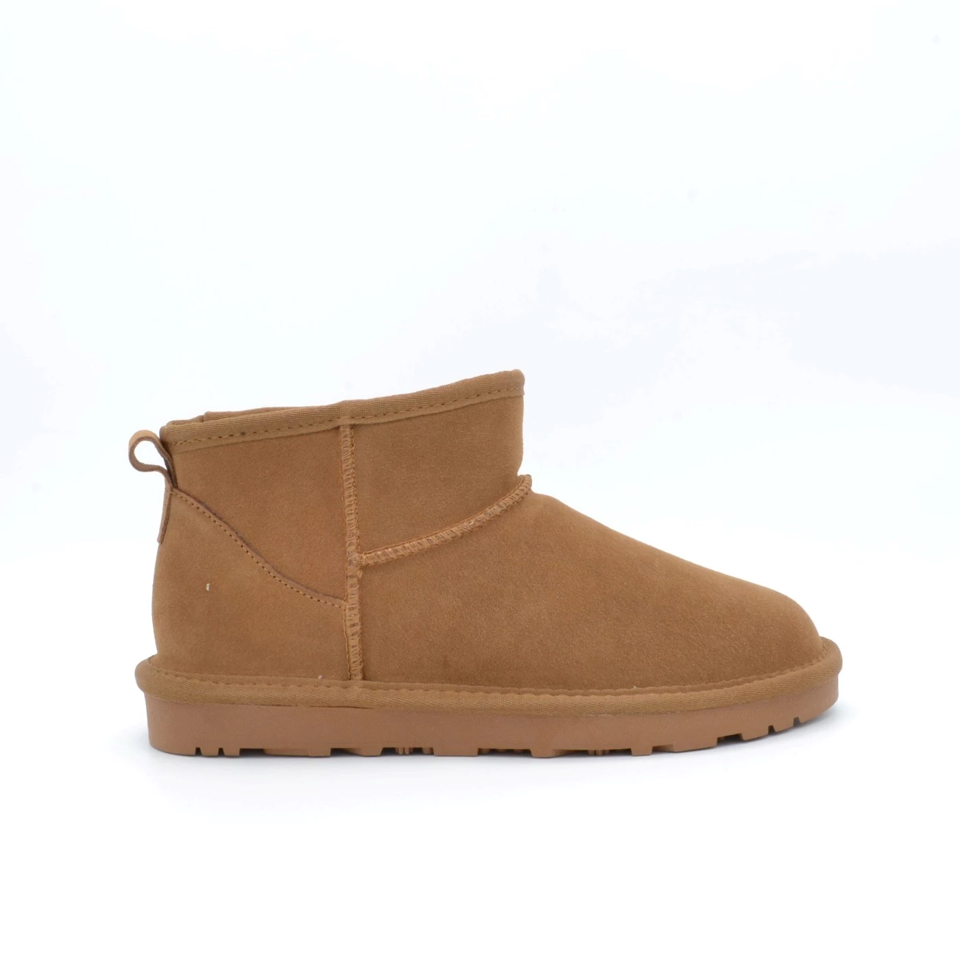 Funny Duck WD55-22-T stivaletti ultramini in camoscio camel