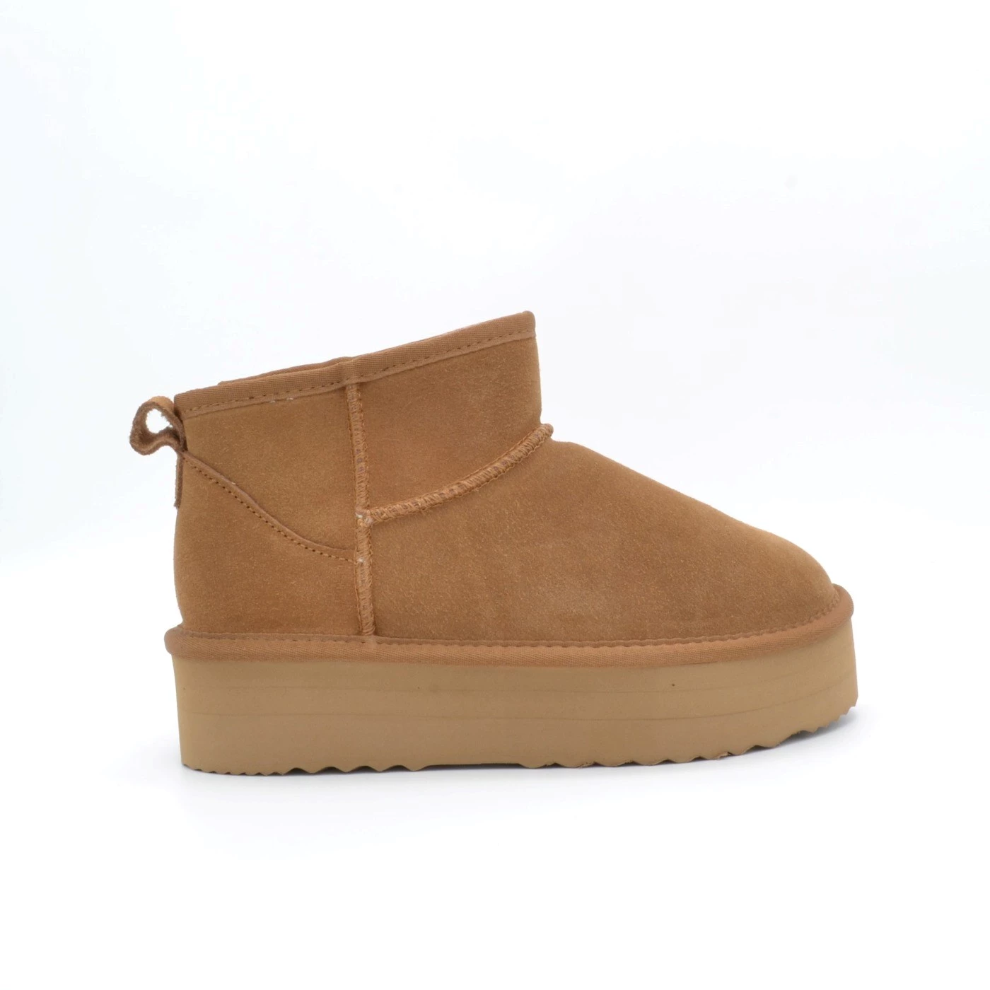 Funny Duck WD500-2-SA stivaletti ultramini in camoscio camel