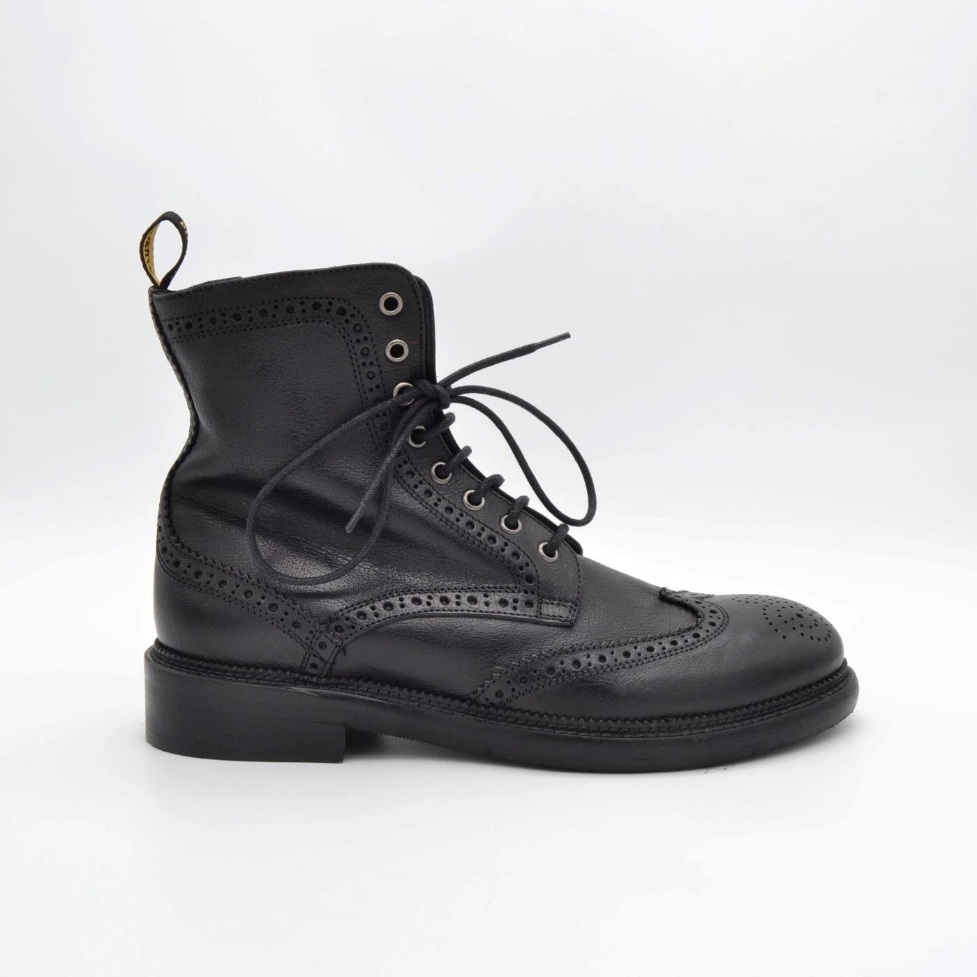 JP/David 37340/1 polacchini imperiali in pelle candy nero