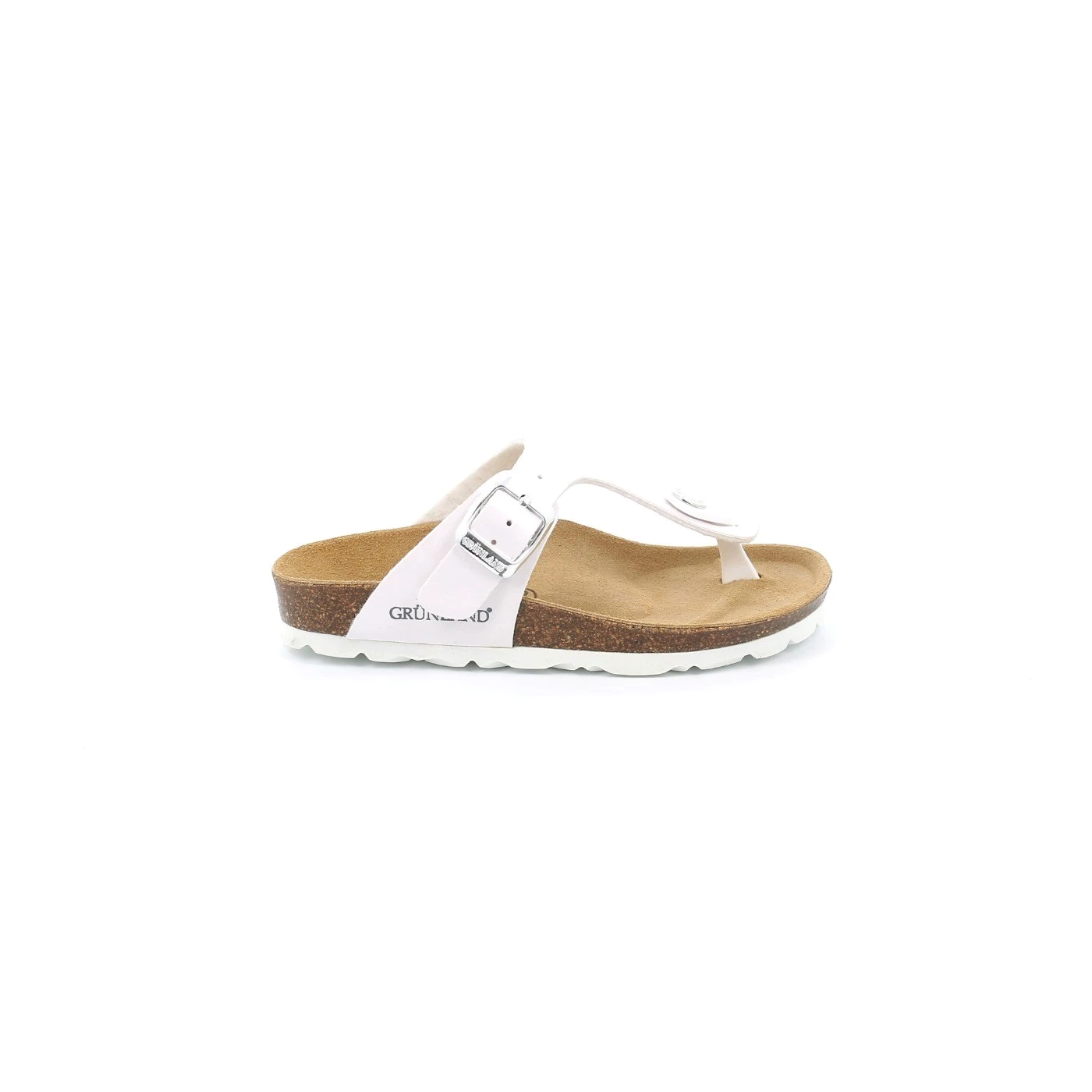 Grunland CB 3021 Luce sandalo infradito bimba bianco