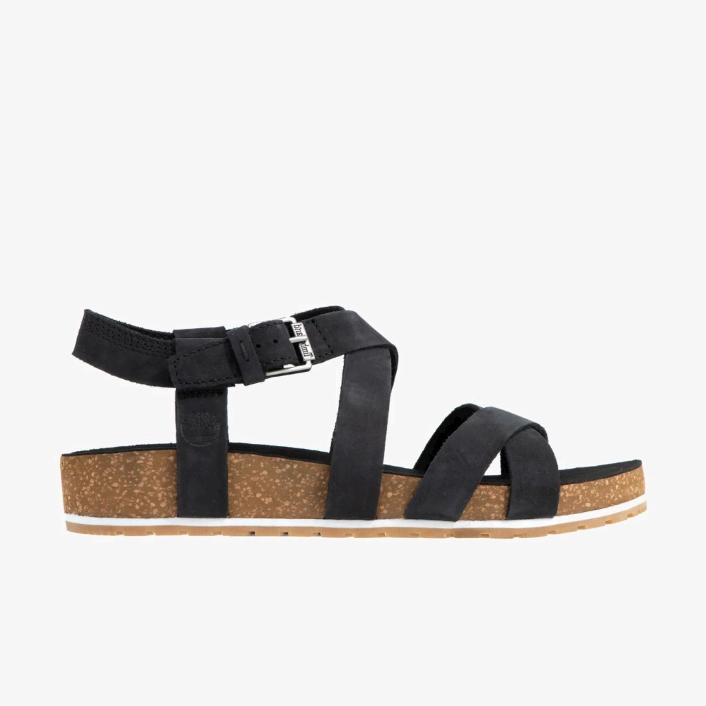 Timberland Malibu sandalo donna basso in nabuk nero