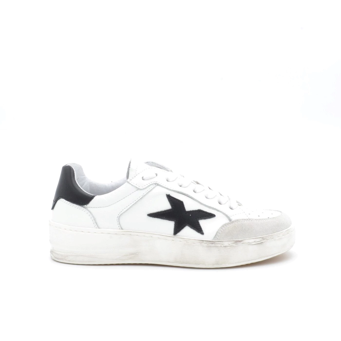 Pad 571 @go sneakers in pelle bianco
