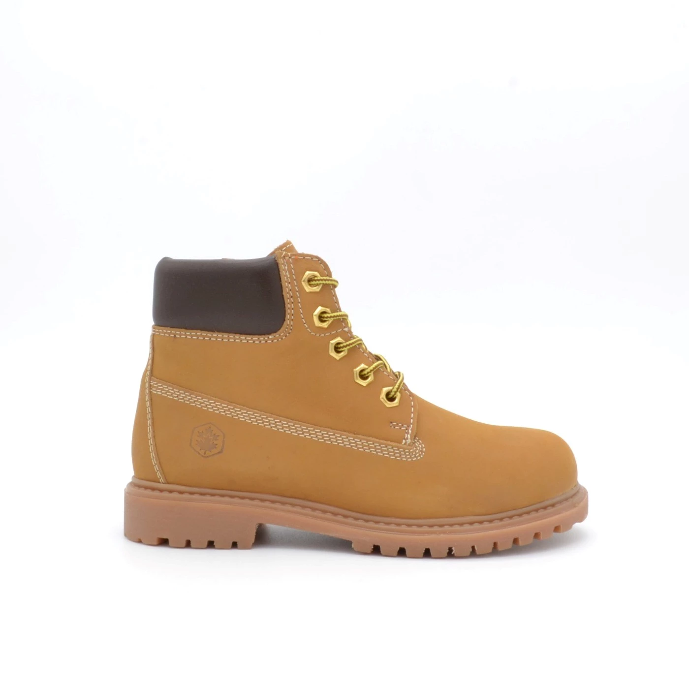 Lumberjack SBJ5801 001 stivaletti anfibi in nabuk ocra