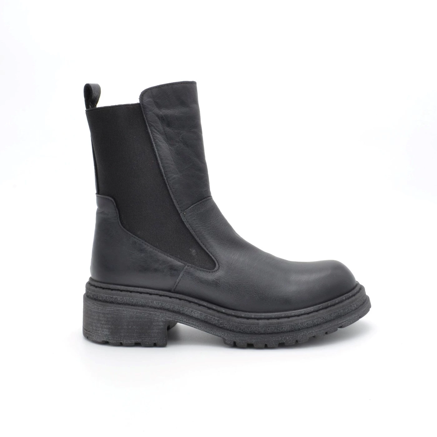 Bueno D21111 chelsea boot anfibi in pelle nero
