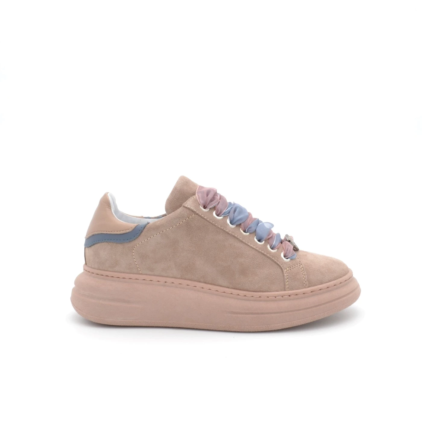 @go 661 OR SML sneakers donna camoscio cipria