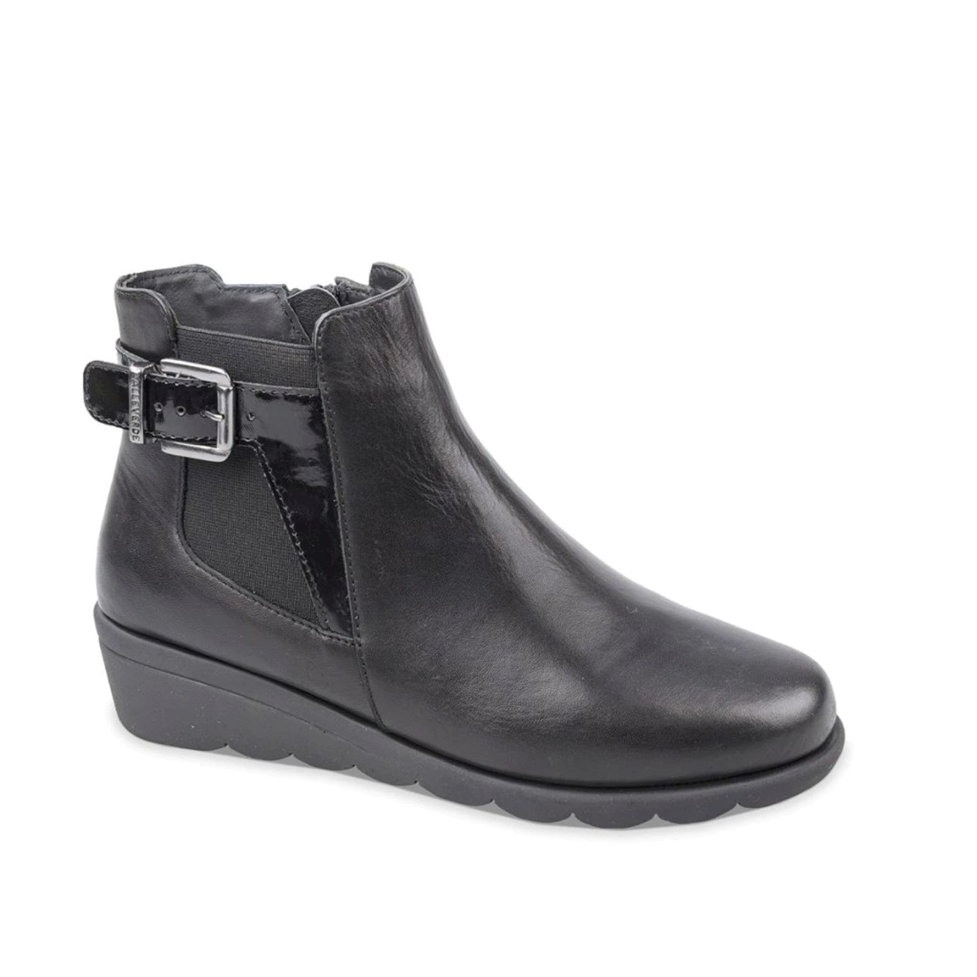 Valleverde VS10312 stivaletti in pelle nero linea comfort