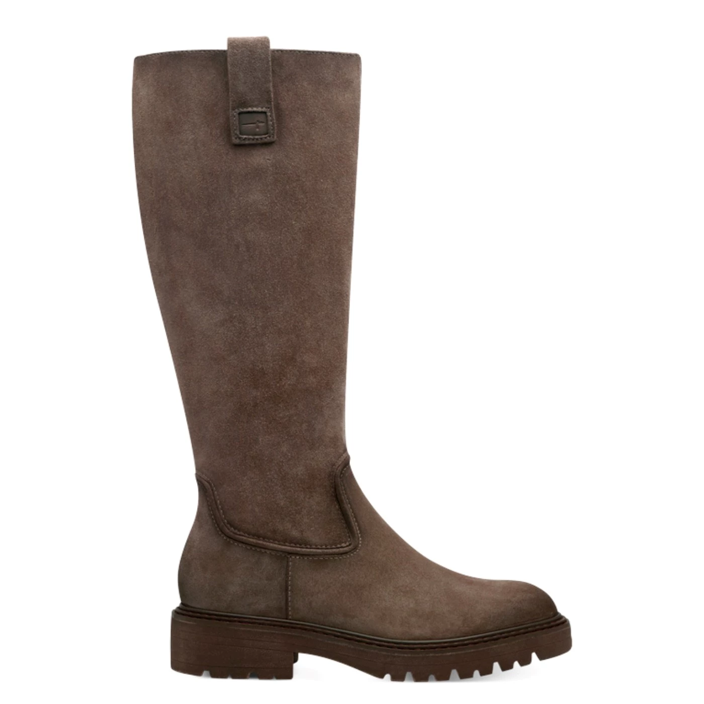 Tamaris 25622 stivali donna in camoscio tortora