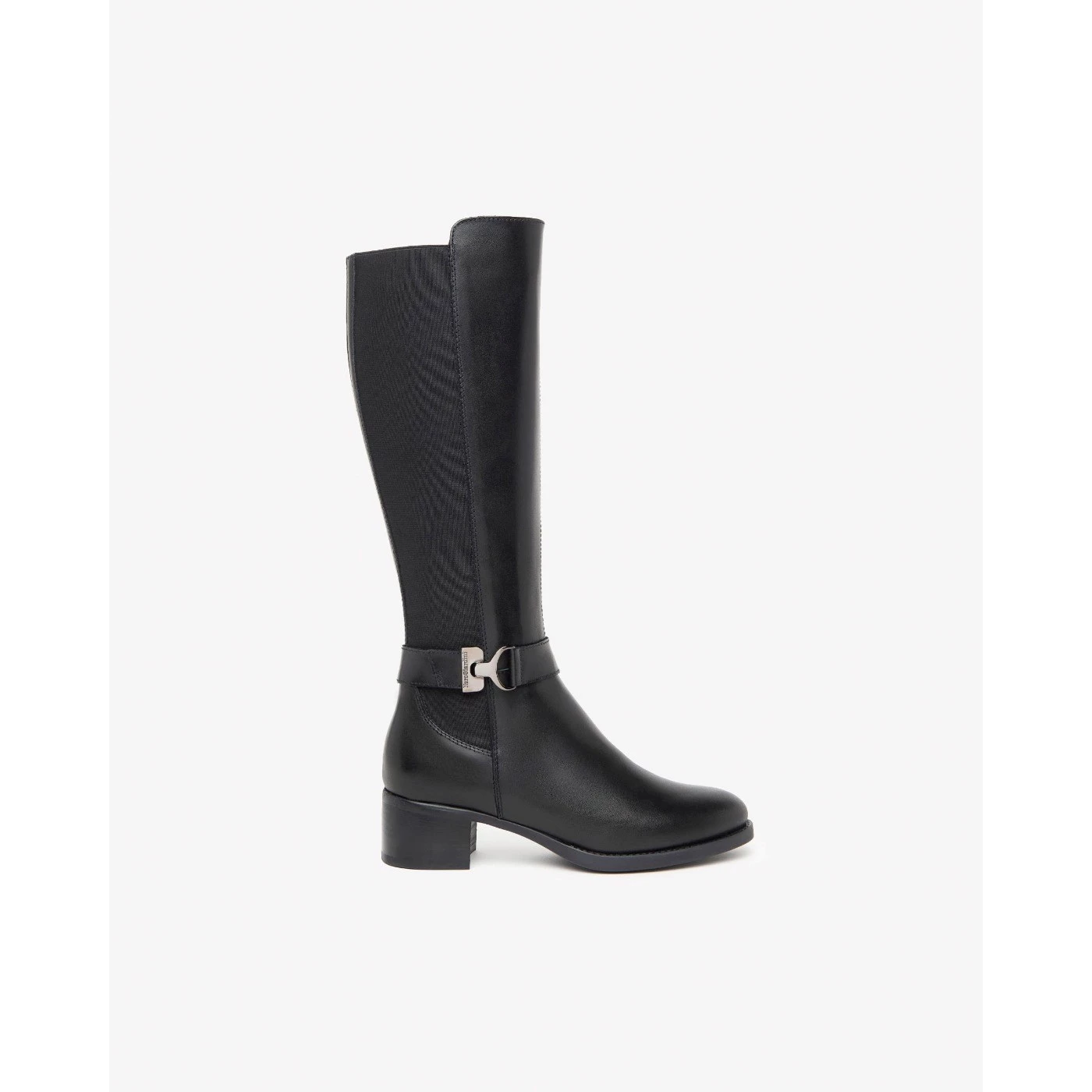 Nero Giardini I411750D stivale in pelle nero tacco 3,5 cm