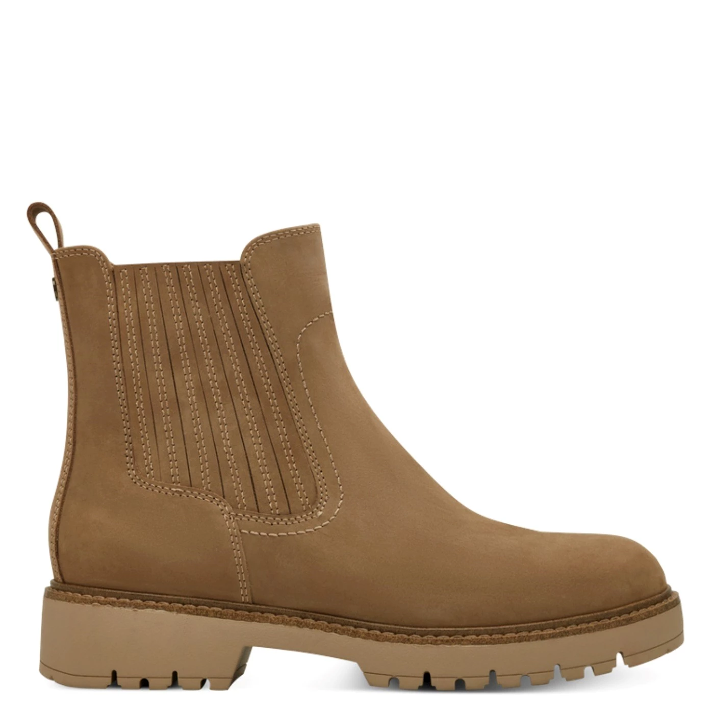 Tamaris 25410 stivaletti chelsea boot in nabuk camel