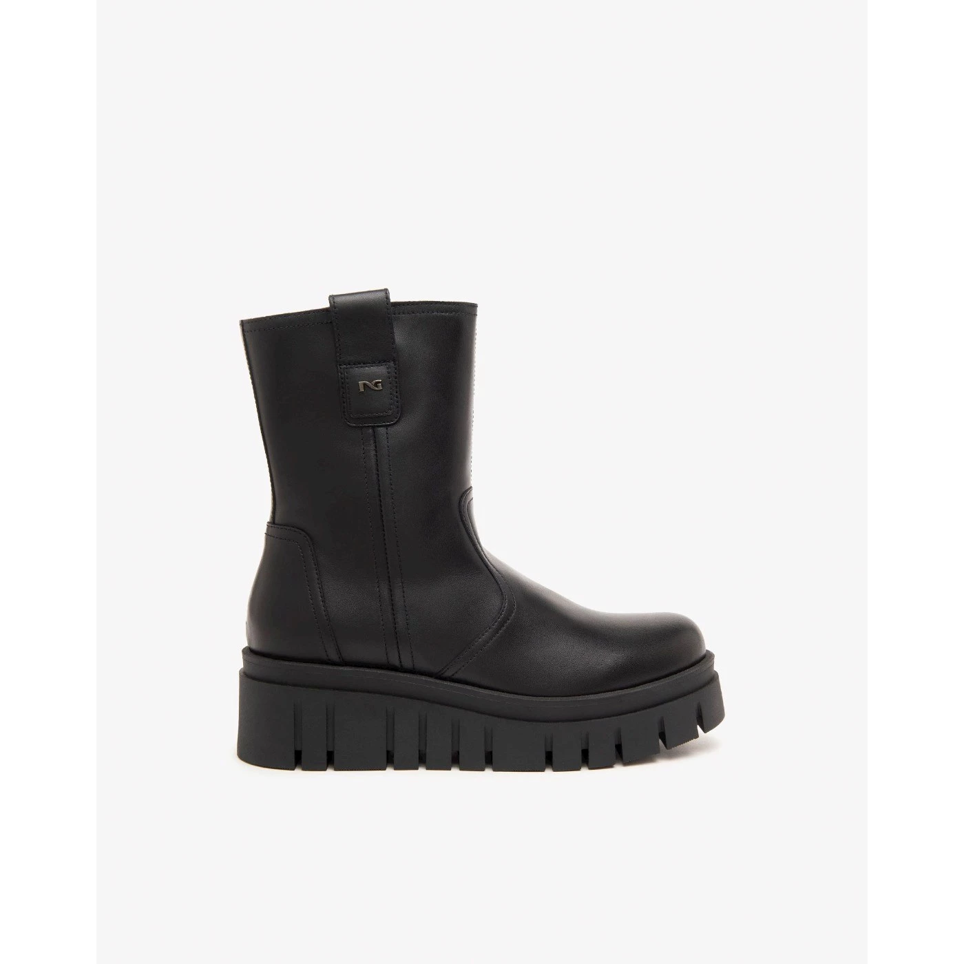 Nero giardini I411922D stivaletti chelsea boot in pelle nero