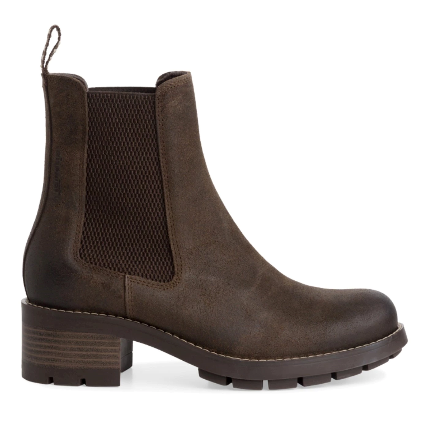 Tamaris 25490 stivaletti chelsea boot in camoscio moro