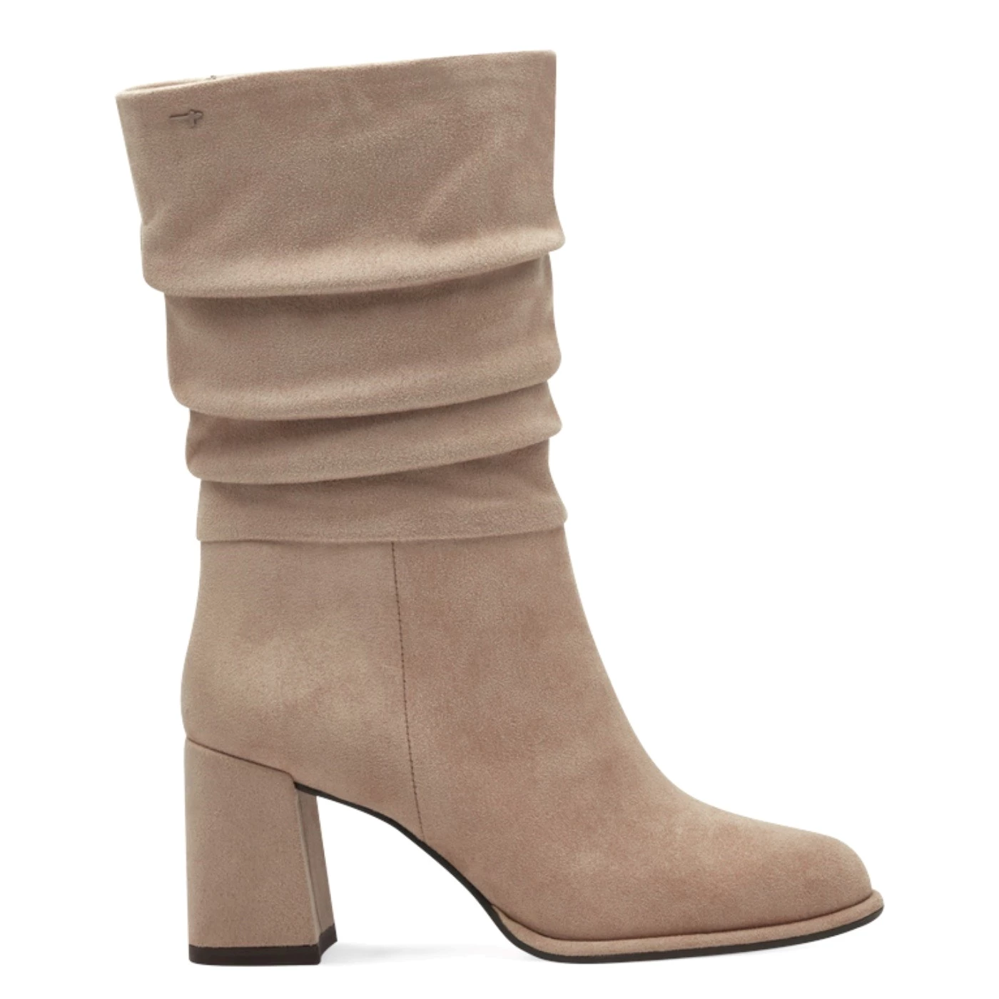 Tamaris 25020 stivale taupe tortora con tacco 8 cm