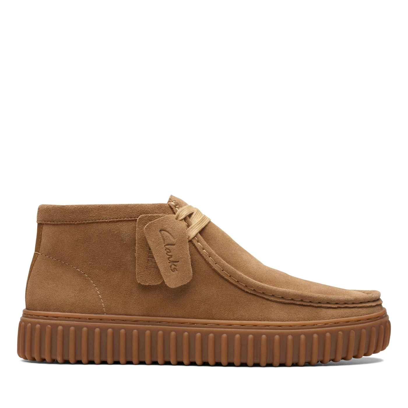 Clarks 26173663 torhill hi stringata mid uomo in camoscio