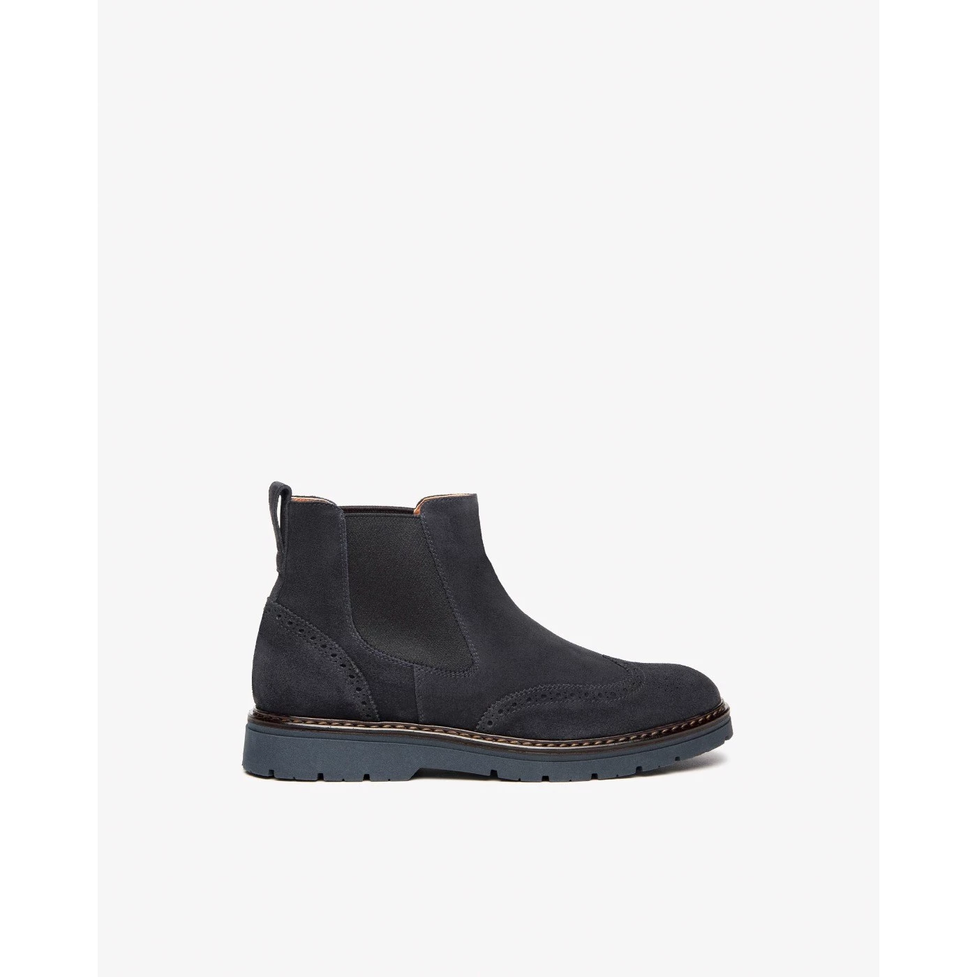 Nero Giardini I400351U stivaletti chelsea boot in camoscio blue