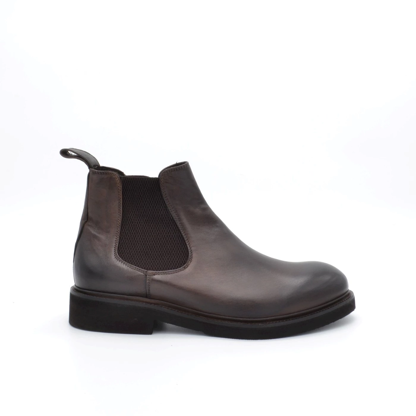 Jp david 36526 20 stivaletto chelsea boot in pelle papua moro