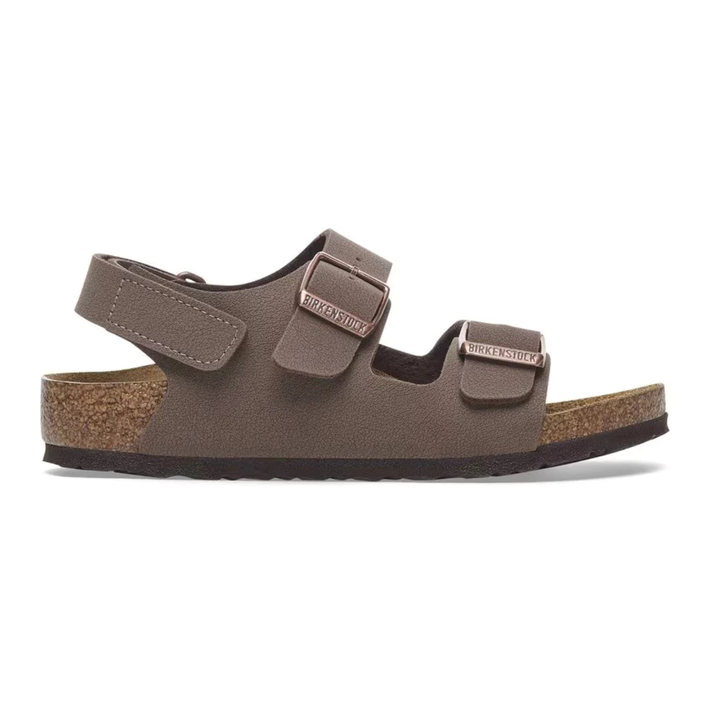 Birkenstock 1029474  Milano sandalo due fibbie mocca