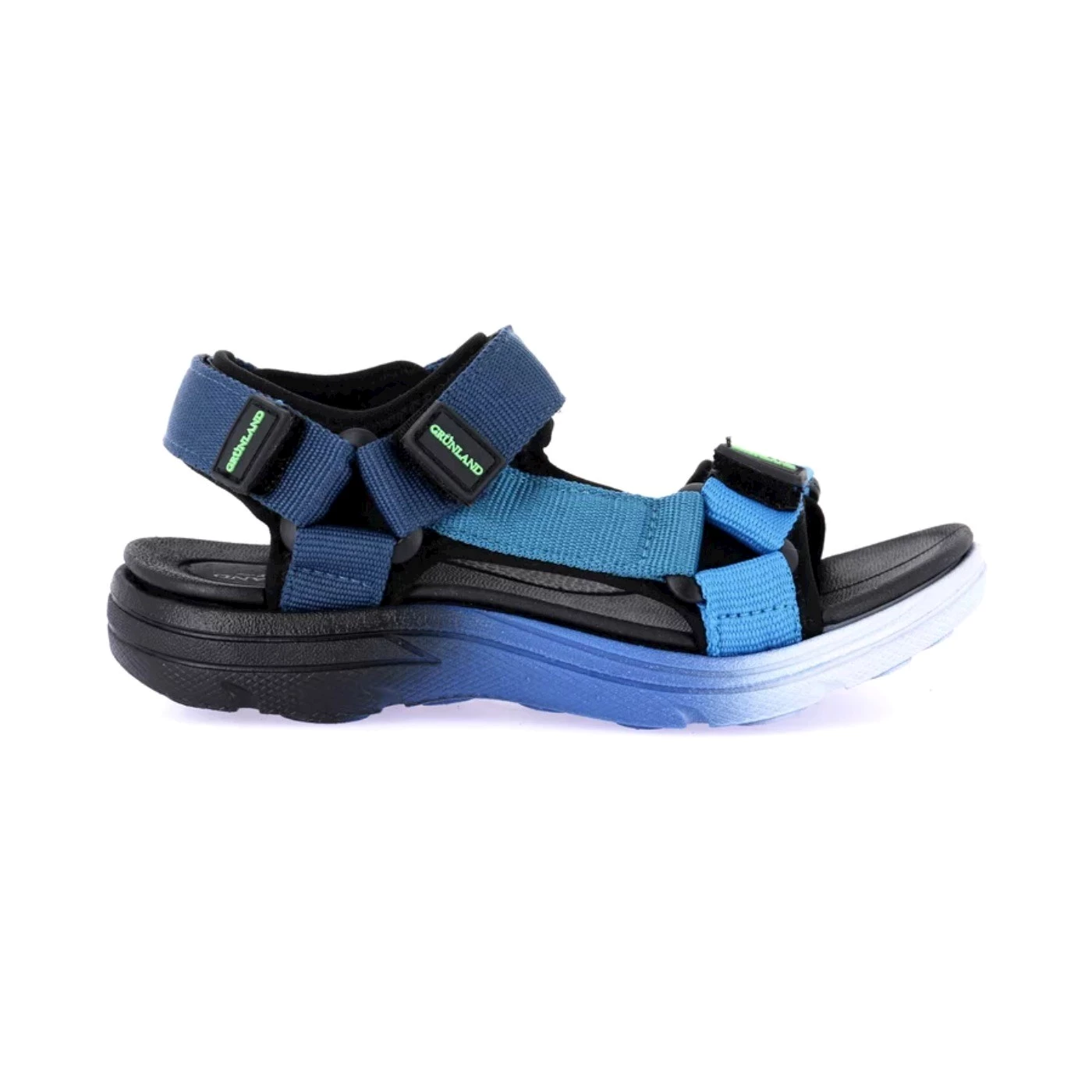 Grunland SA 0234 Idro sandalo doppio velcro blue azzurro
