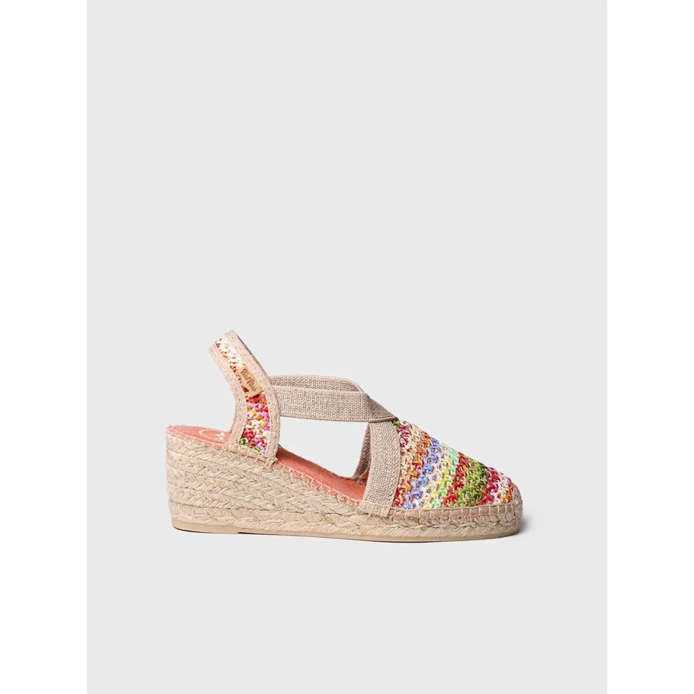 Toni pons TERRA MA sandali zeppa corda multicolor