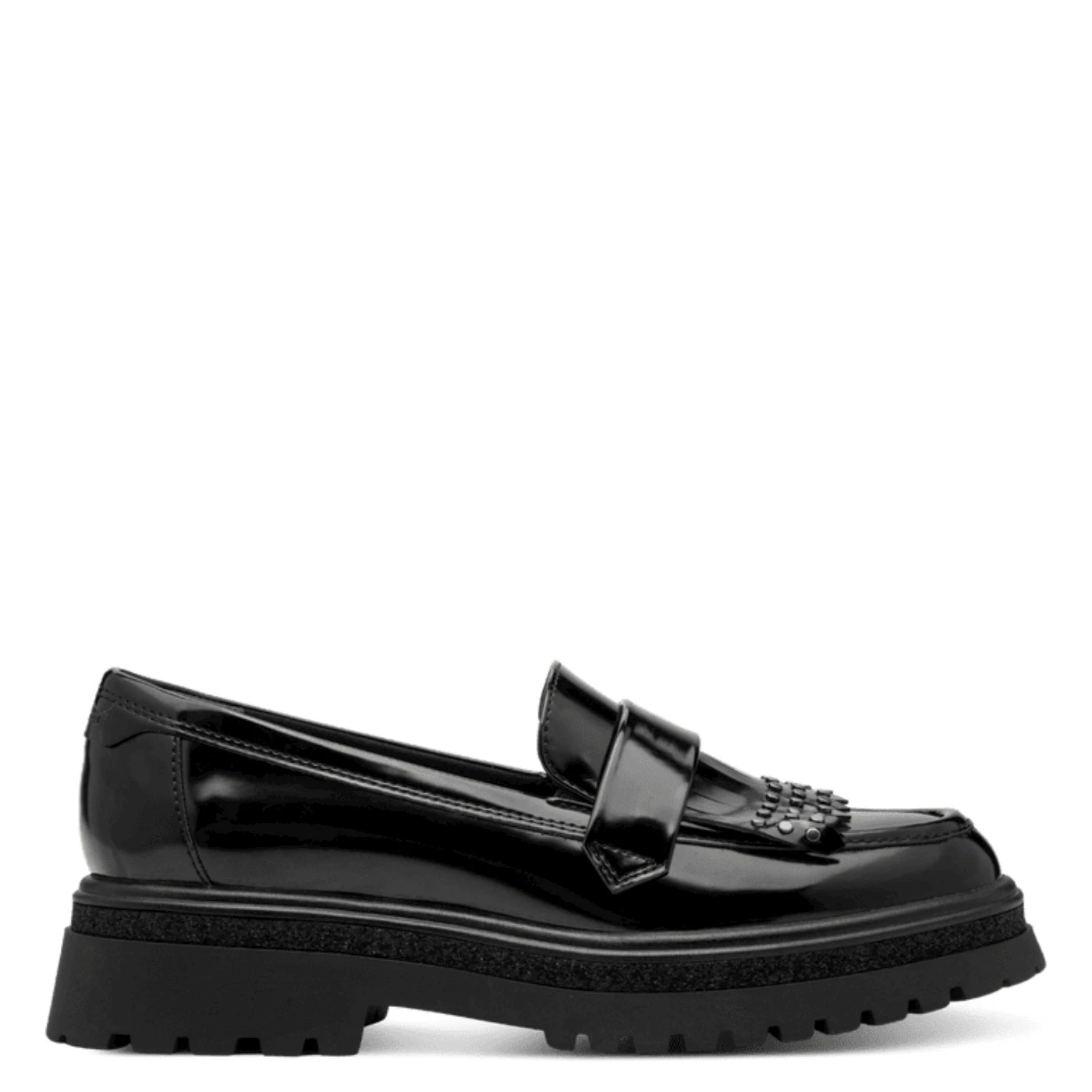 Tamaris 24764 mocassino donna nero con carrarmato