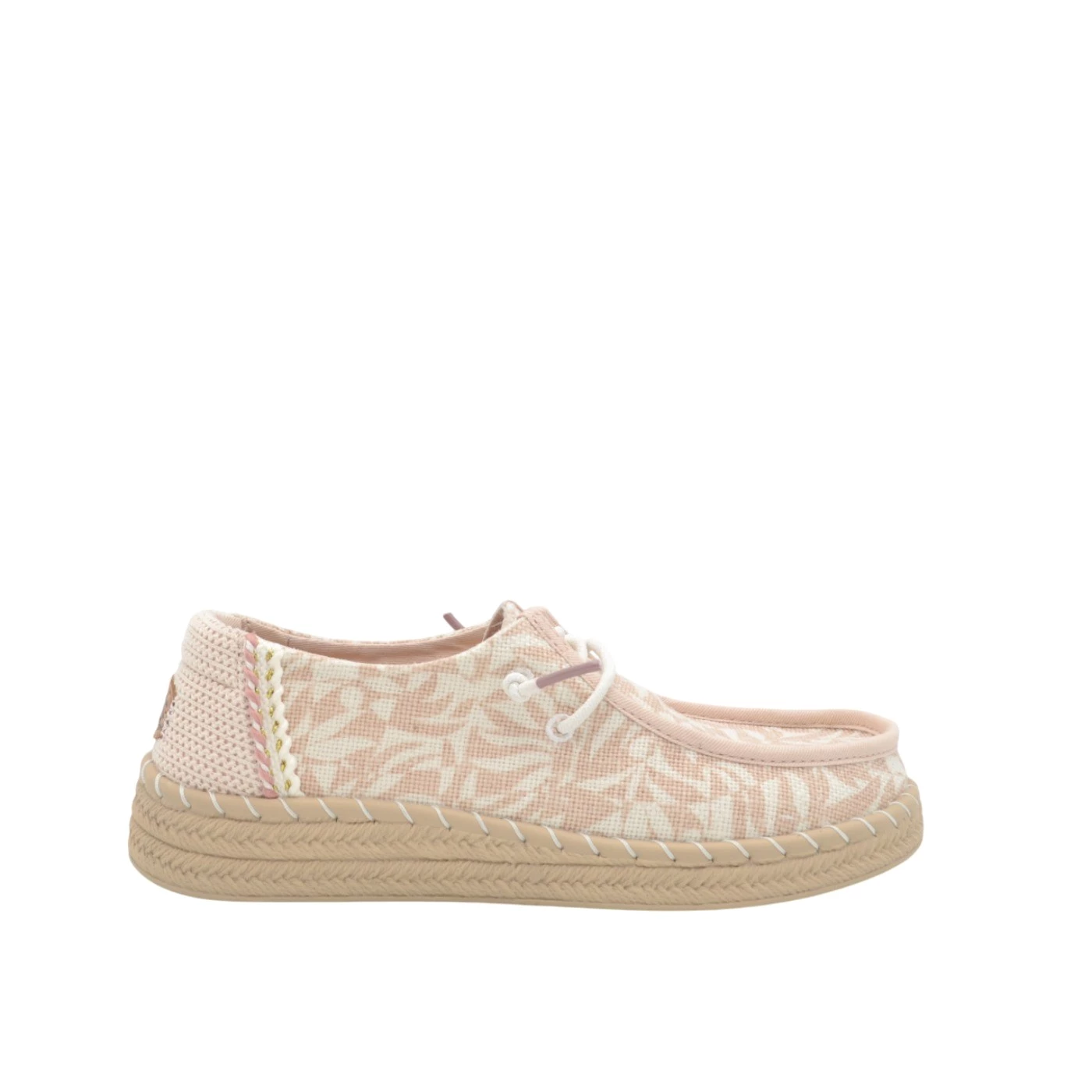 heyDUDE 43179 Wwndy esadrille retro sneakers donna tessuto rosa