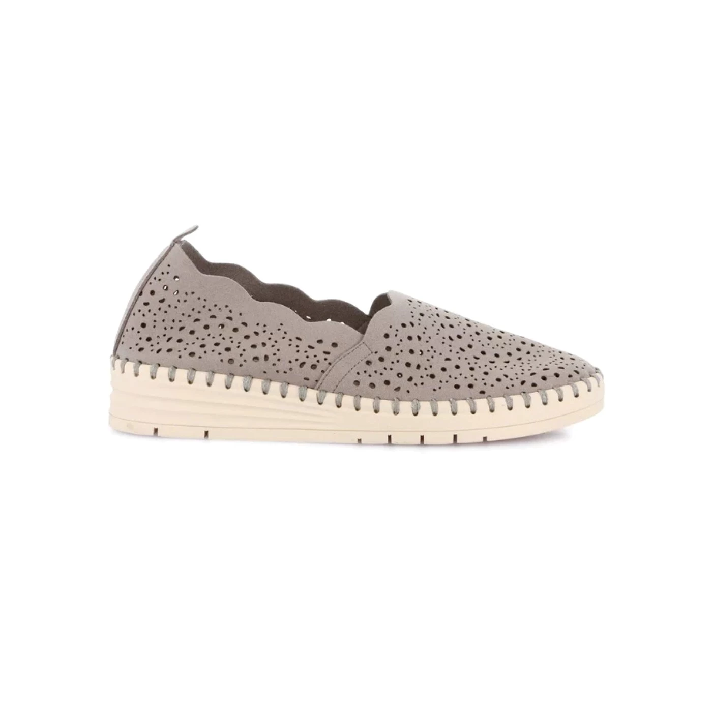 Grunland SC4388 Mocassini donna forati sabbia