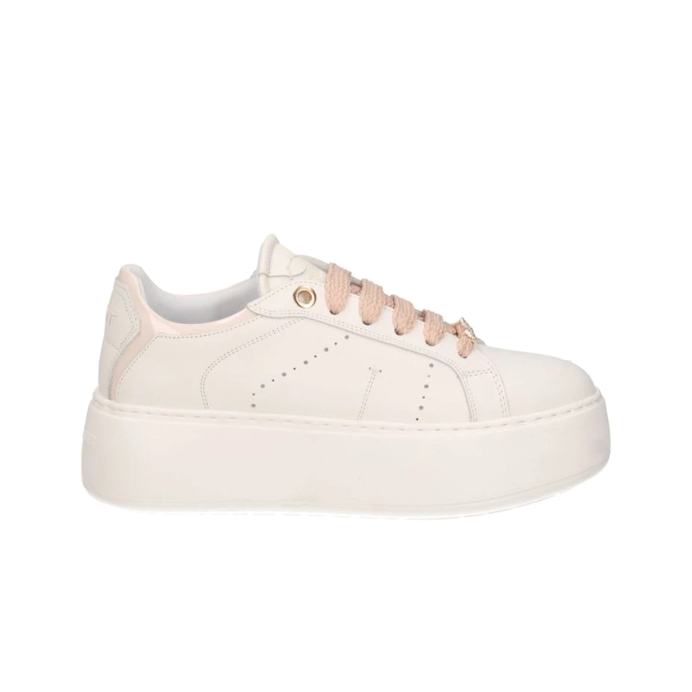 Janet Janet J 004 sneaker donna in pelle bianco