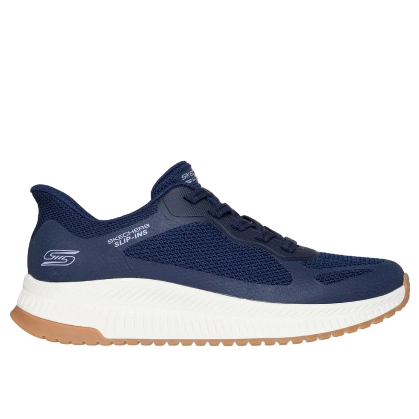 Skechers 117624 slip ins scarpa sportiva in tessuto blu