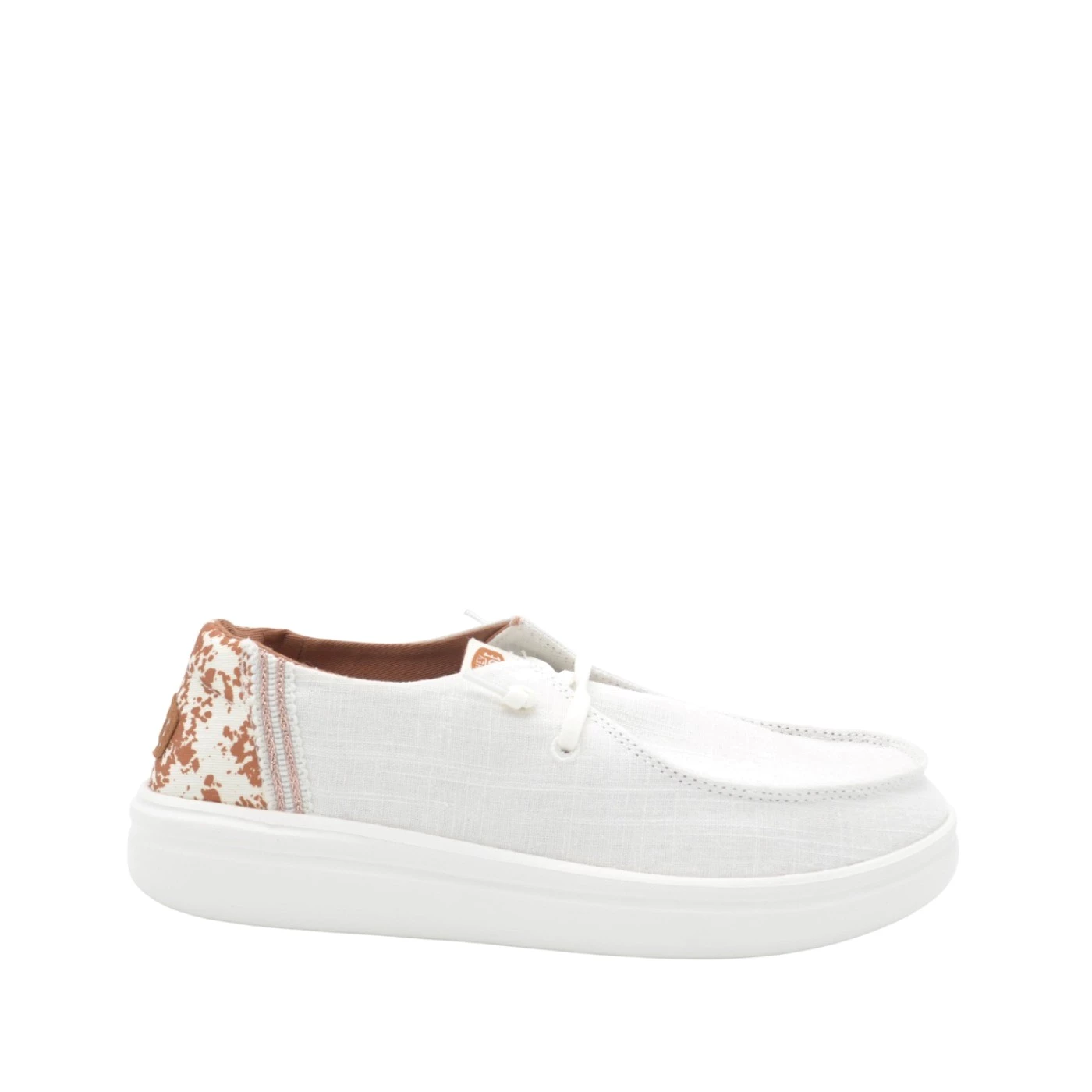 heyDUDE 43780 Wendy Rise Animal sneakers donna in tessuto bianco