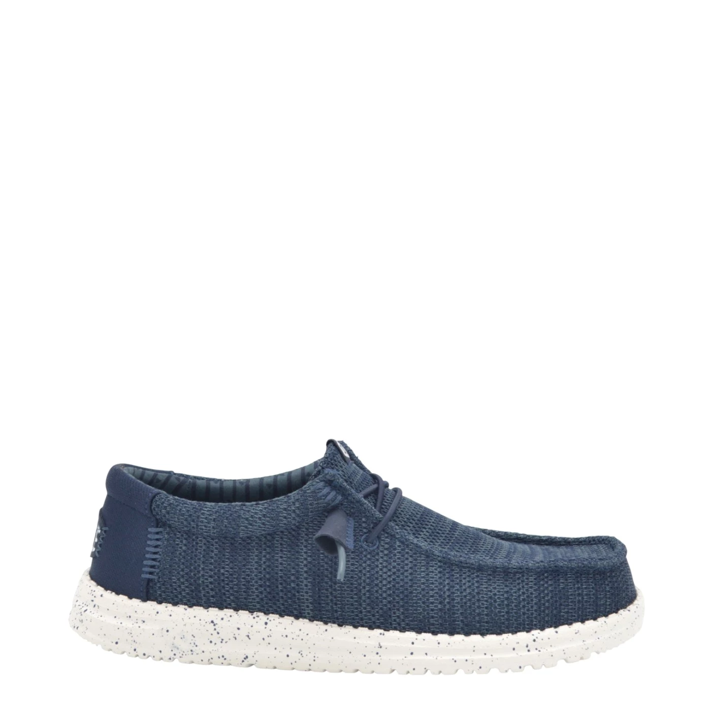 heyDUDE 41898 Wally Stretch sox stringata uomo in tessuto blue