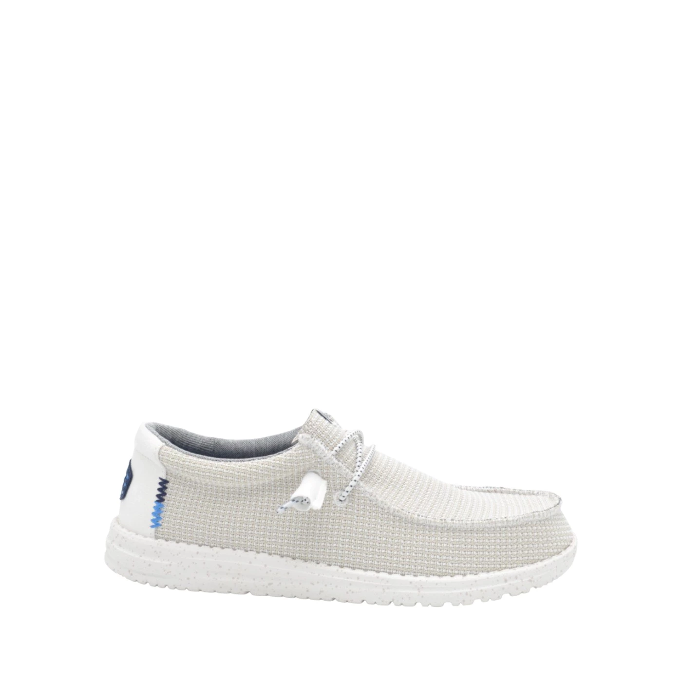 heyDUDE 40403 Wally Sport Mesh stringata uomo in tessuto bianco