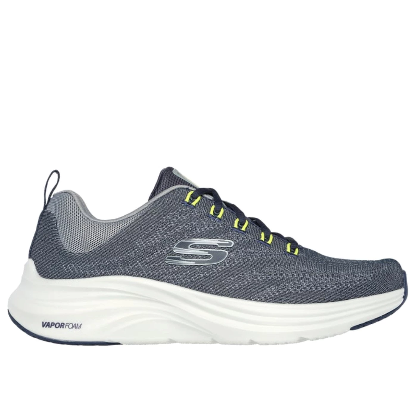 Skechers 232626 Vapor Foam sneakers uomo in tessuto grigio