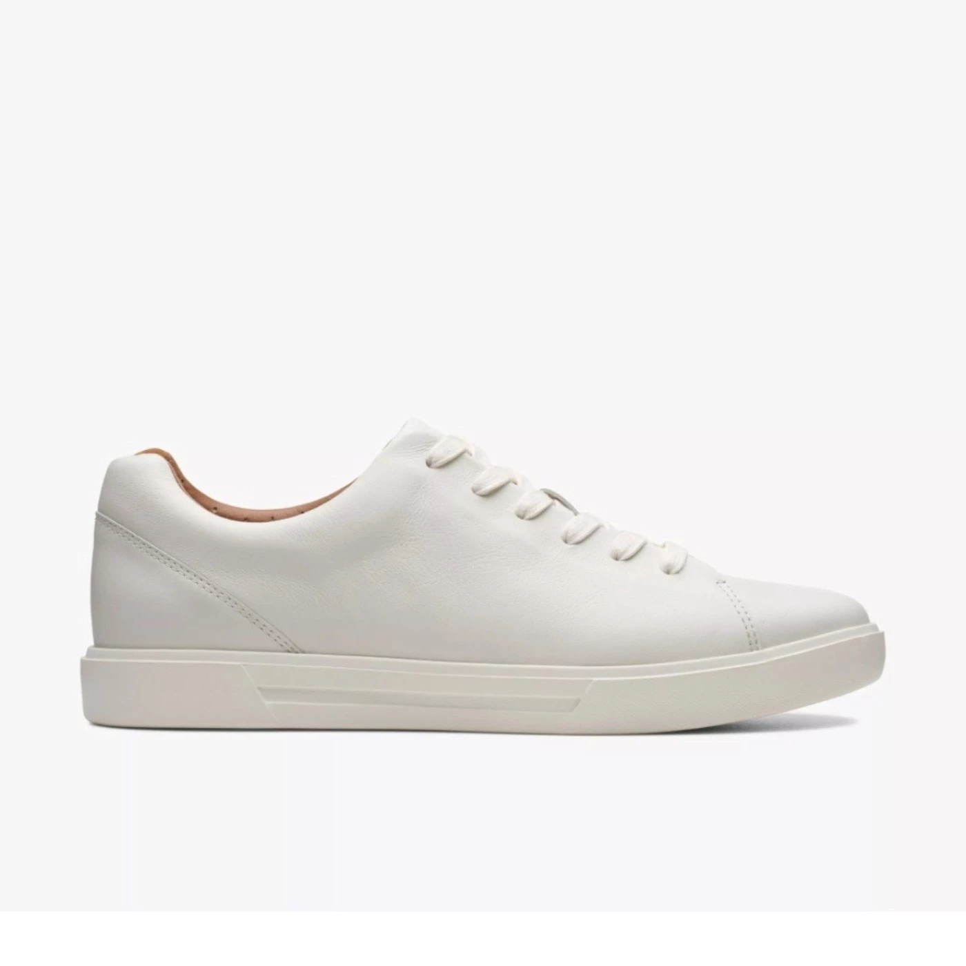Clarks 26140164 Un Costa lace sneaker uomo pelle bianca