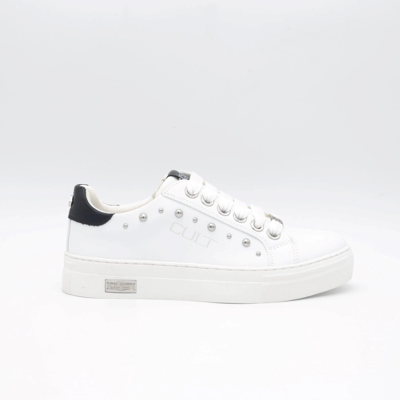 Cult T164 Sneakers bianca con zip interna