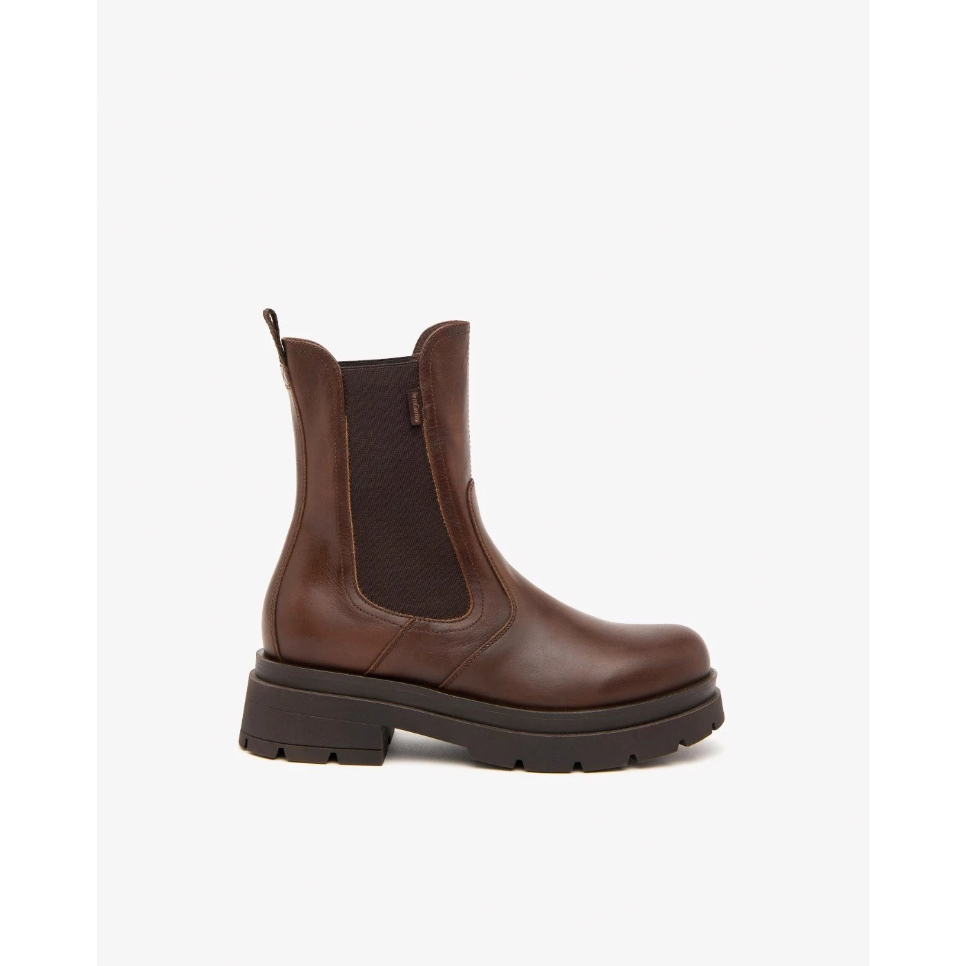 Nero giardini I411941D stivaletti chelsea boot in pelle marrone