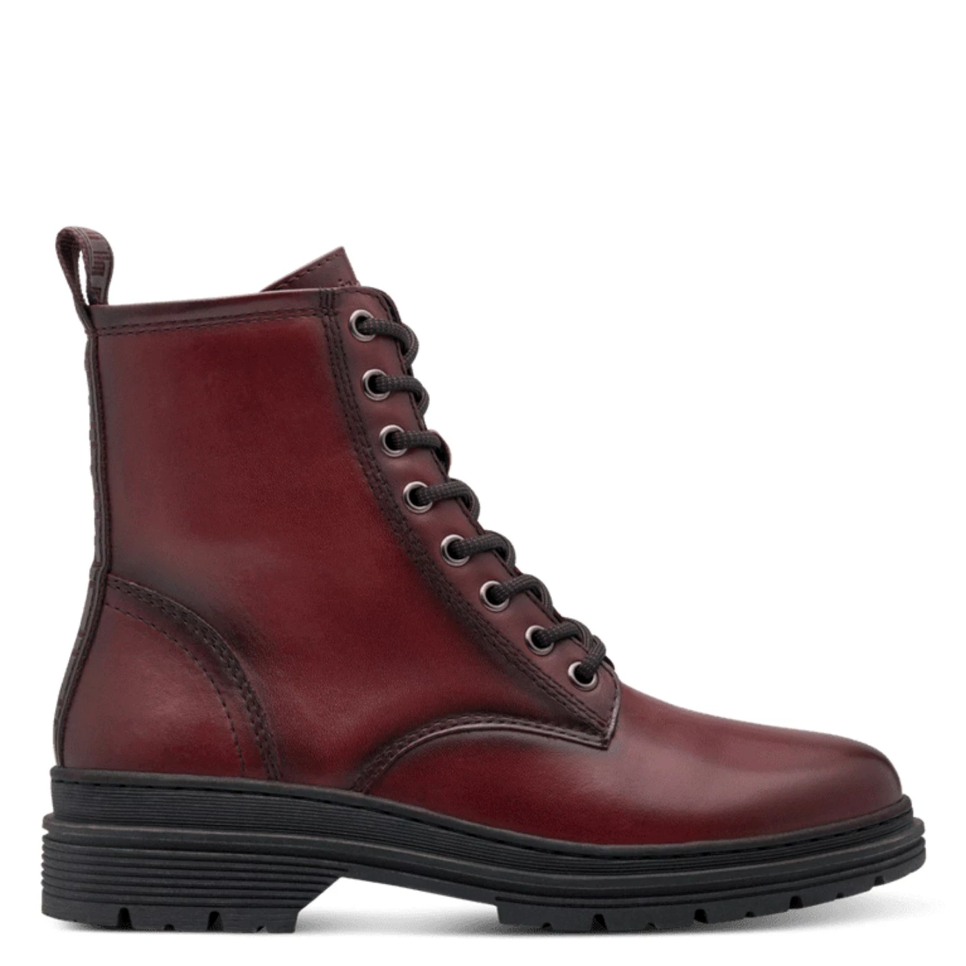 Tamaris 25230 stivaletti anfibi in pelle bordo