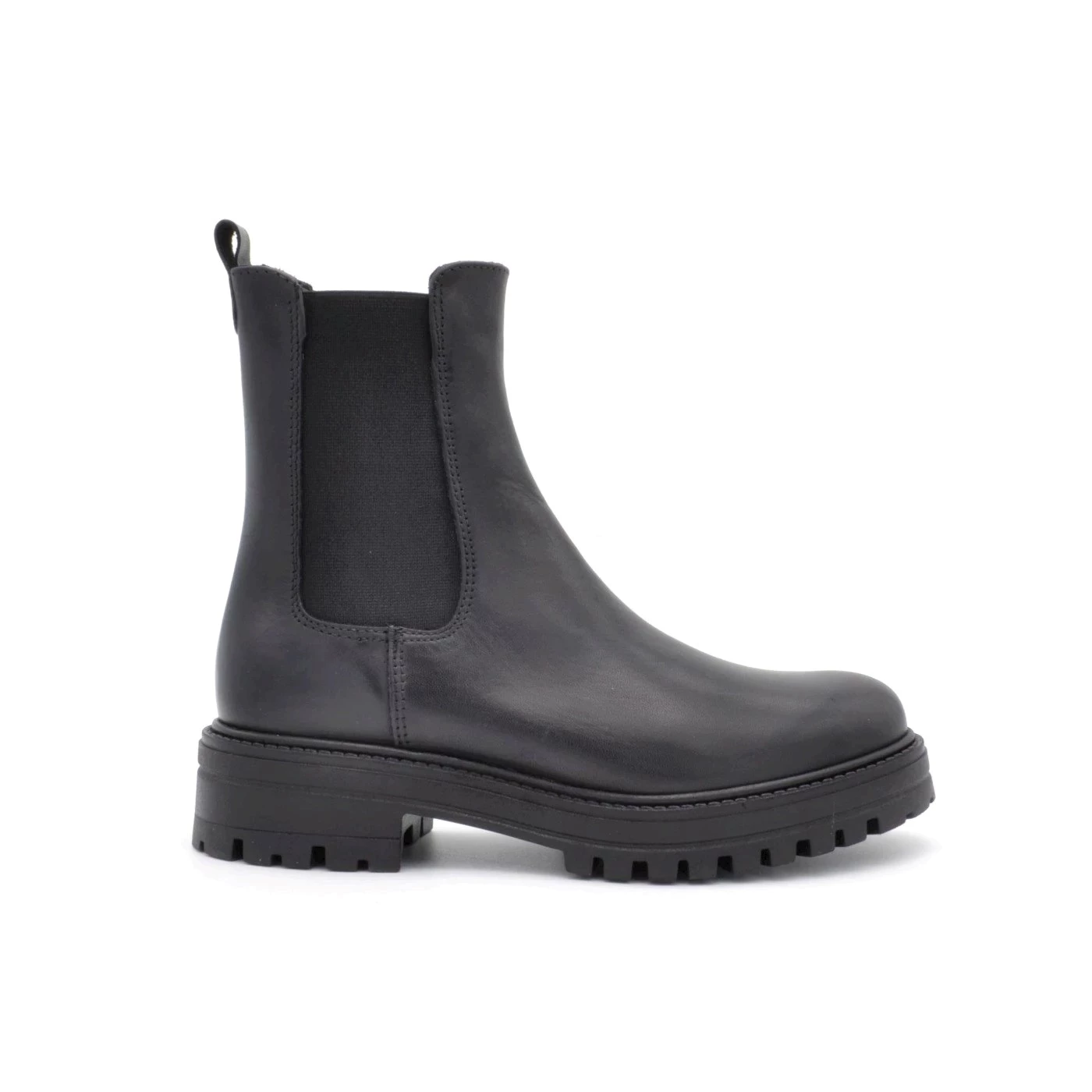 Francesco Brunelli AO5716 Chelsea boot in vitello nero