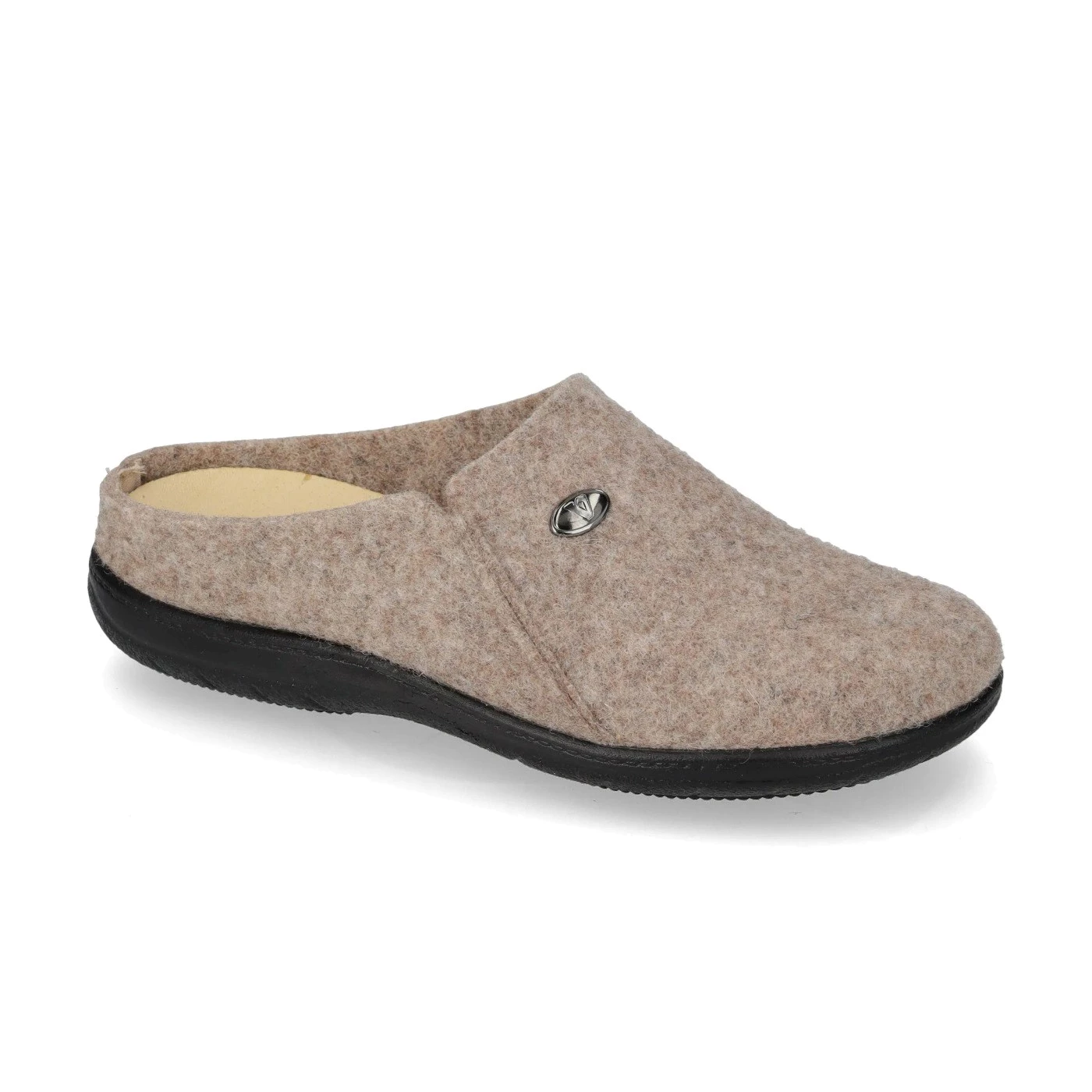 Valleverde 25110 ciabatta donna feltro di lana plantare estraibi