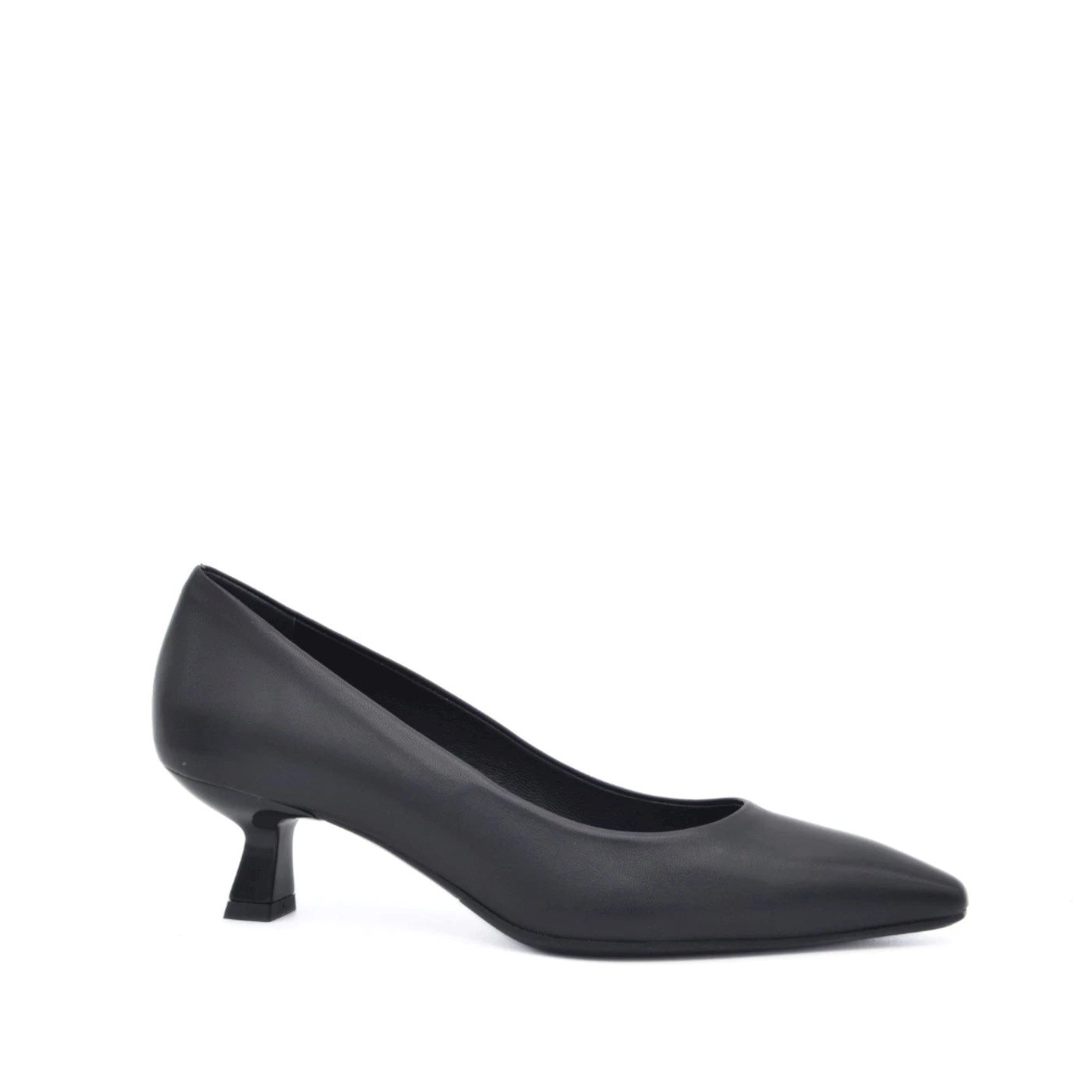 Melluso D5200 decolletè in pelle nero tacco 5 cm