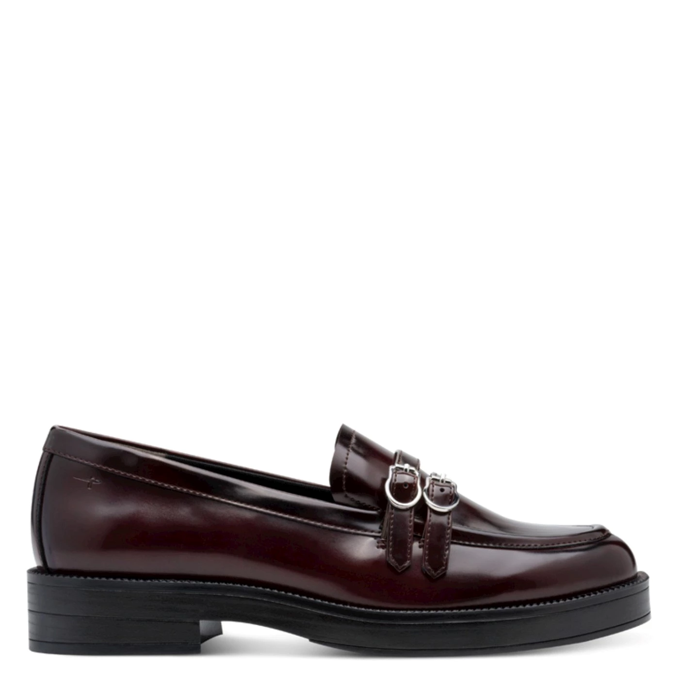 Tamaris 24348 mocassino donna bordeaux con doppia fibbia