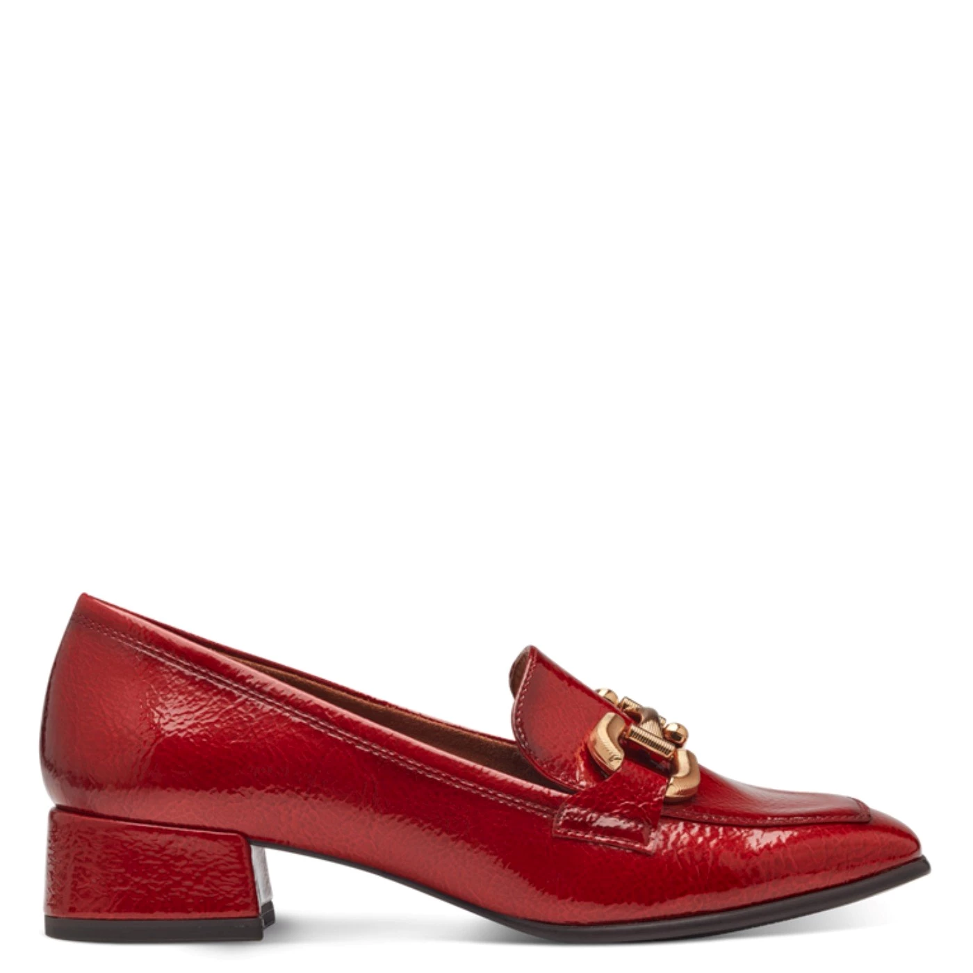 Tamaris 24316 mocassino donna vernice bordeaux con accessorio