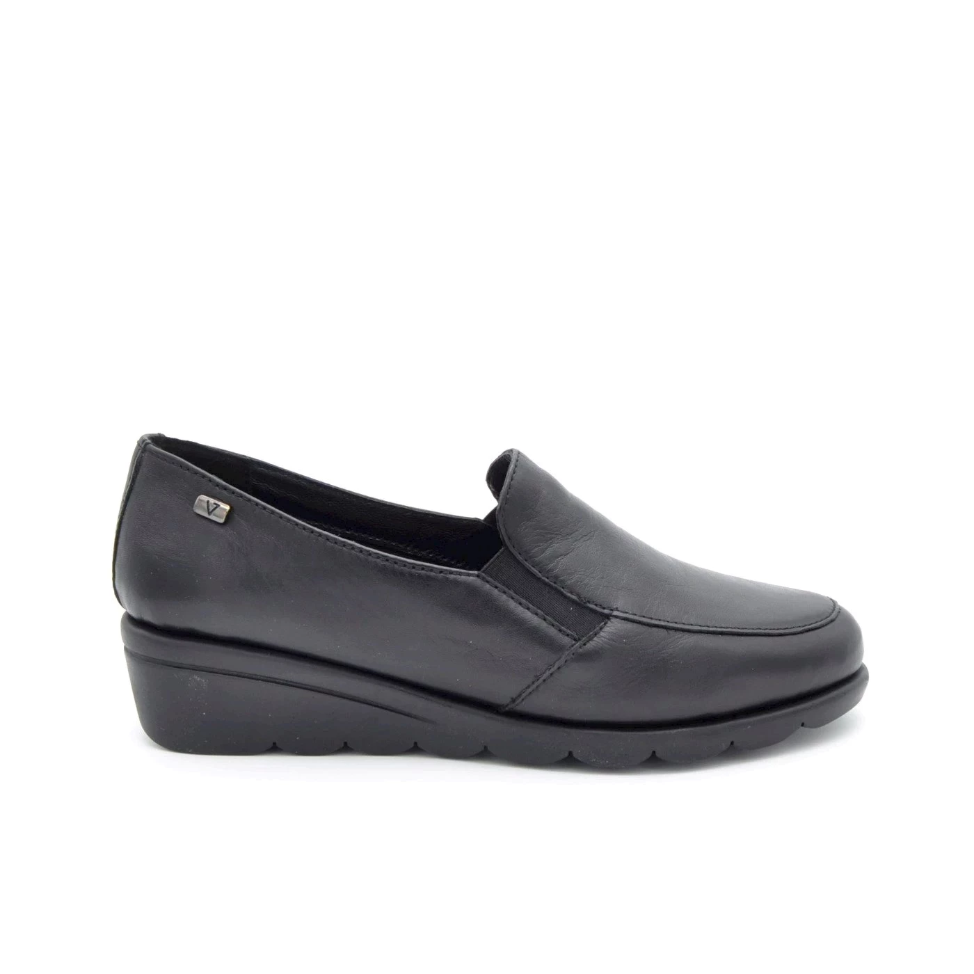 Valleverde VS10300E mocassini in pelle nero linea comfort