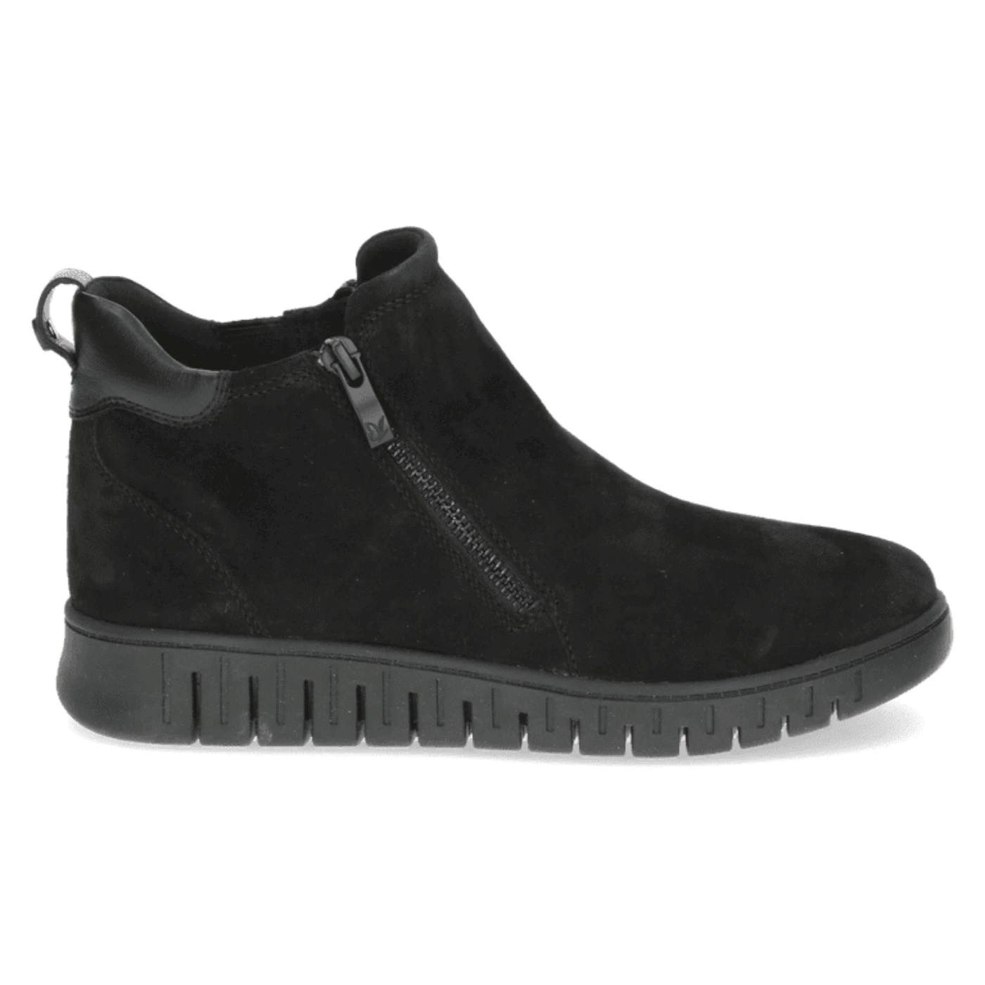 Caprice 25416 stivaletti mid in nabuk nero