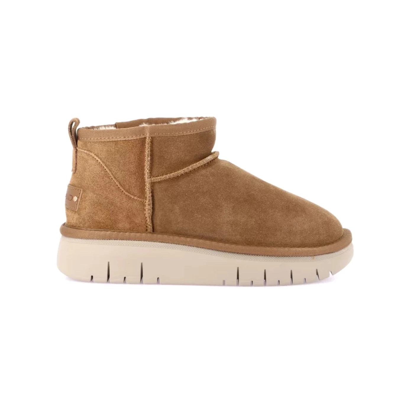 Grunland PO1804 stivaletti mini da donna in camoscio cuoio