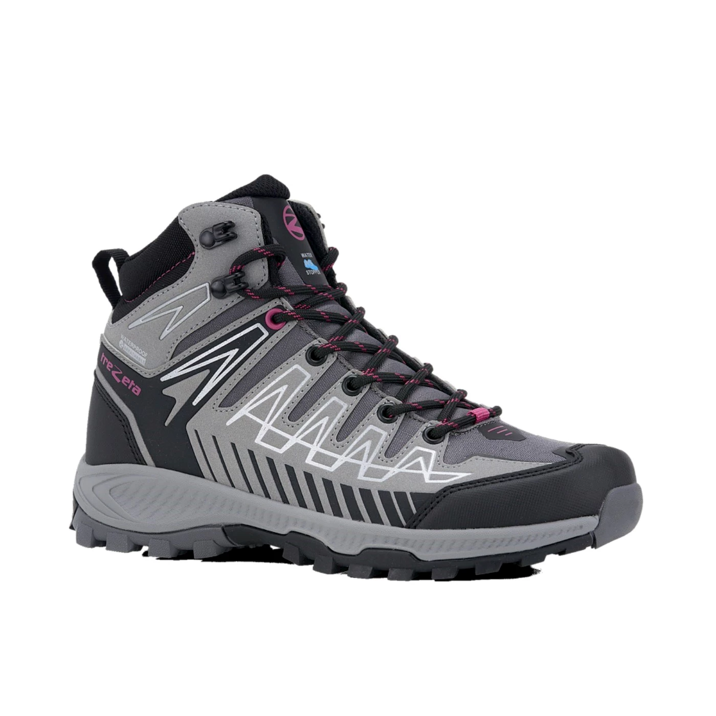 Trezeta 010724075 Thunder mid Trekking nero grigio