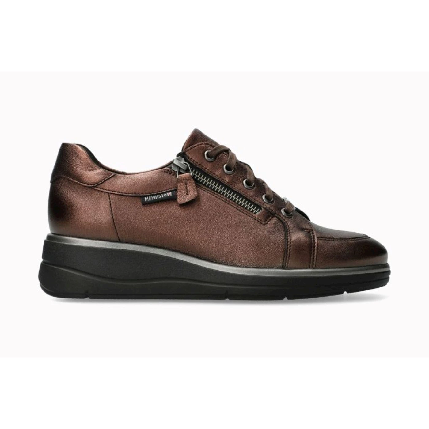 Mephisto PELAGIA sneakers stringate in pelle bronzo