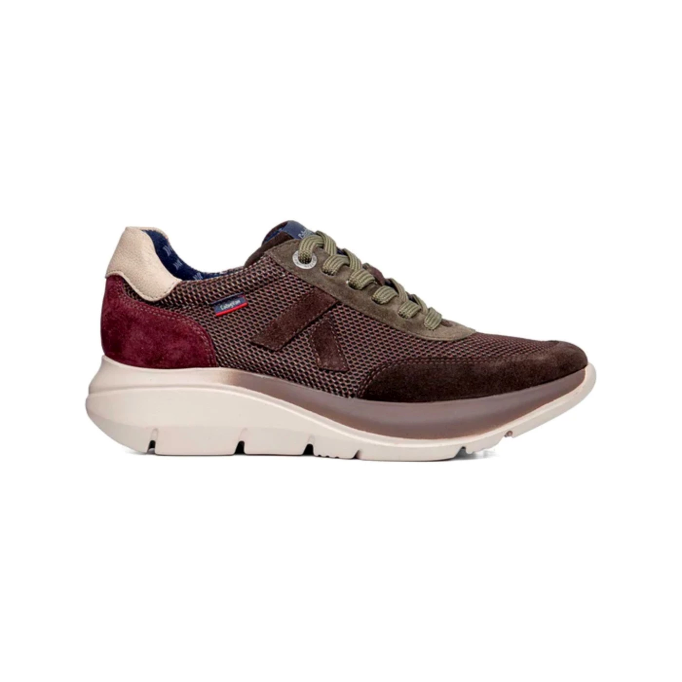 Callaghan 62400 sneakers donna in tessuto e camoscio moro