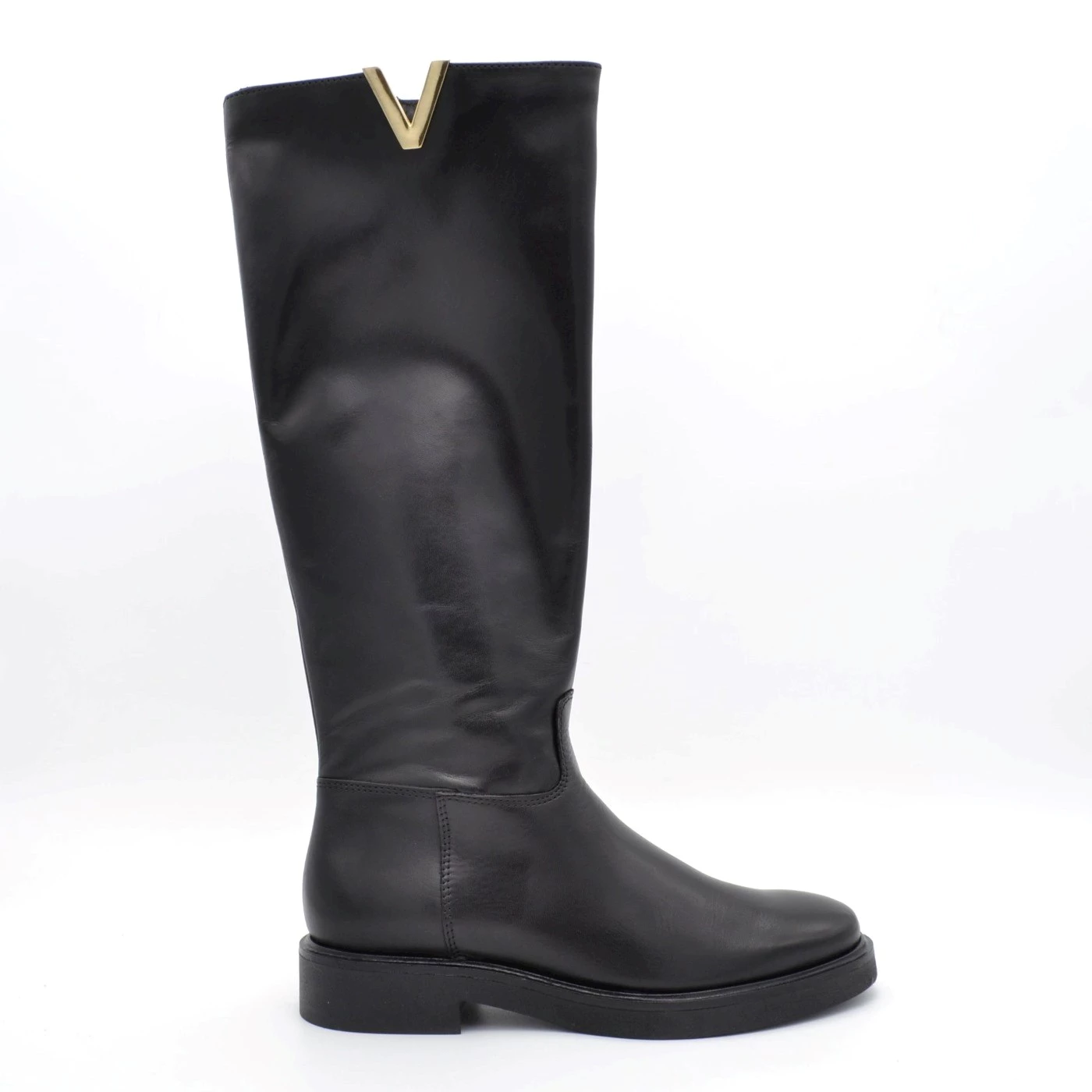 Francesco Brunelli BP5914 stivali in vitello nero con accessorio