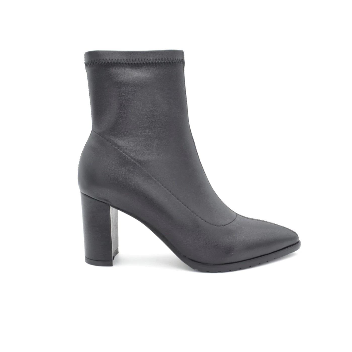 Uma Parker 627 stivaletti donna nero elasticizzato tacco 8 cm