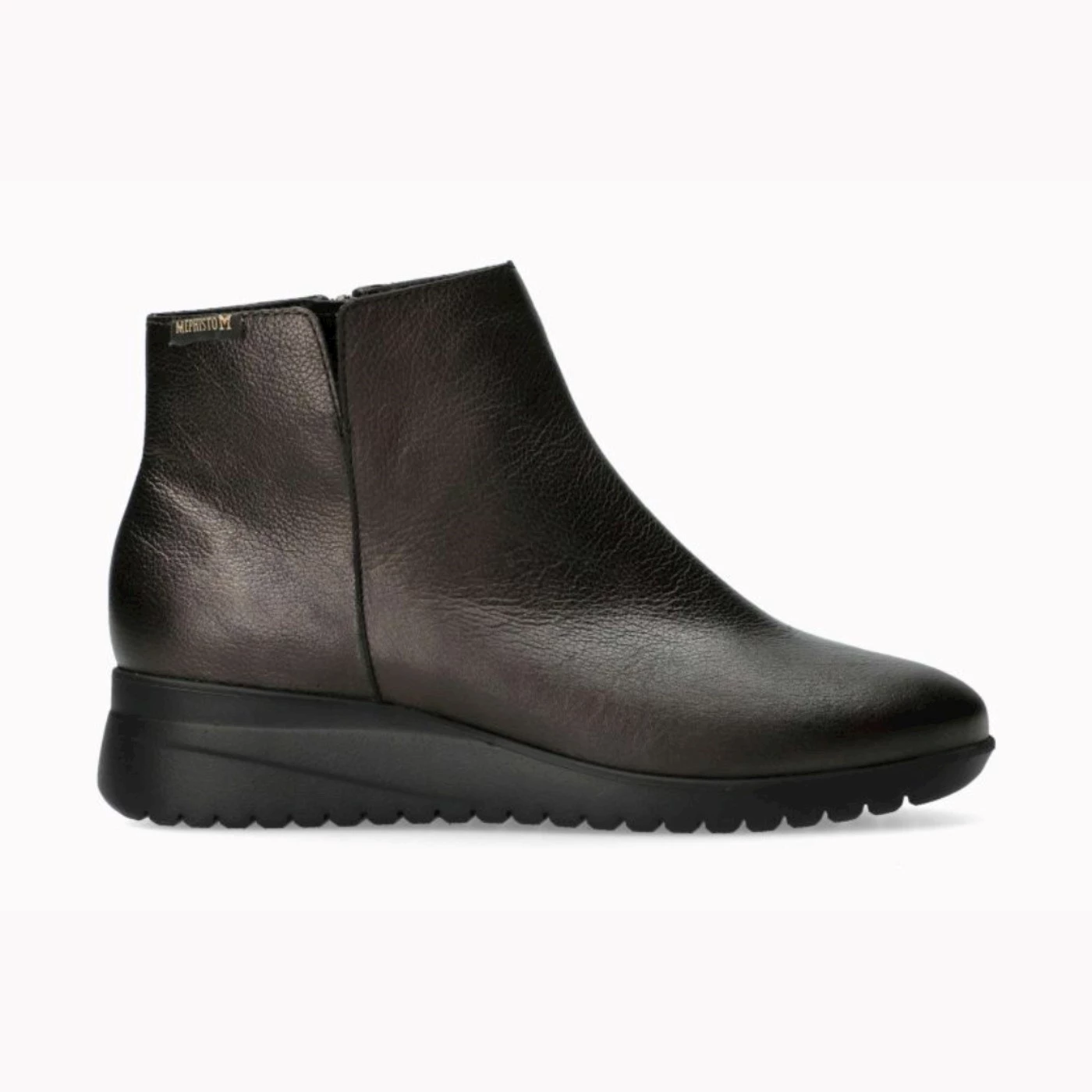 Mephisto IDORA stivaletti in pelle bronzo con zip