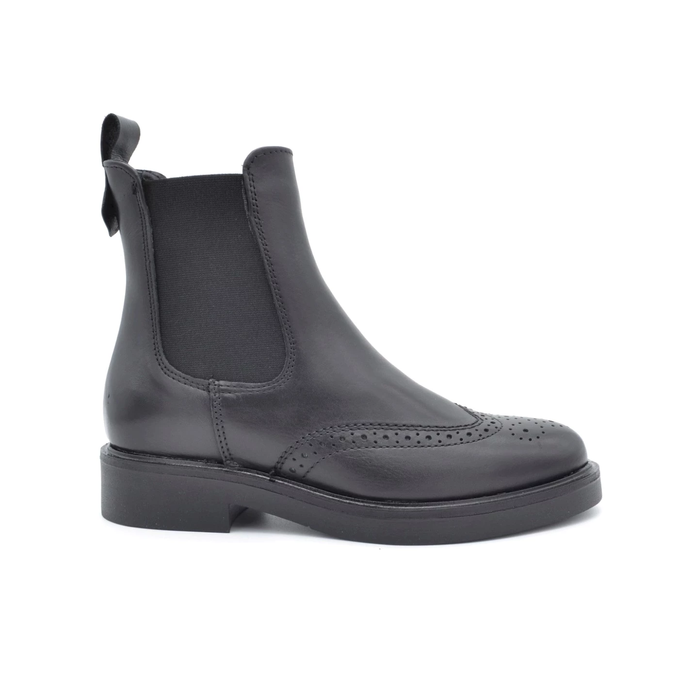 Francesco Brunelli BP5719 Stivaletti in vitello nero